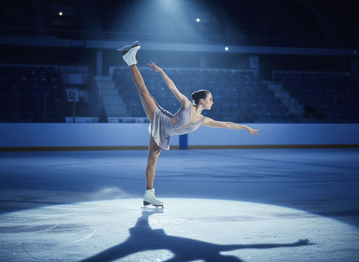 Figure skating analysis background